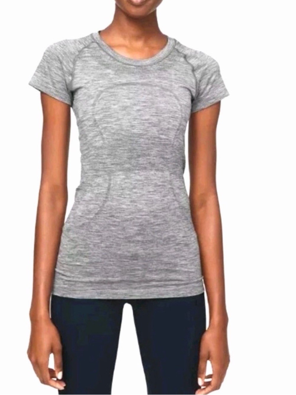 Lululemon Swiftly Tech Short Sleeve Heathered Gray Size 6